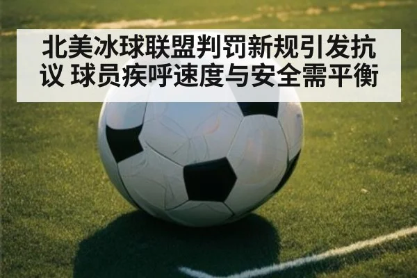 北美冰球联盟判罚新规引发抗议 球员疾呼速度与安全需平衡